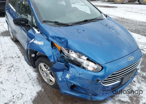 2018 Ford Fiesta Se из США, поврежденный, VIN 3FADP4EJ3JM129988